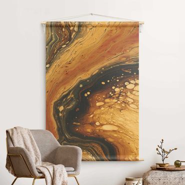Makatka - Abstract Marbling Creamy Brown