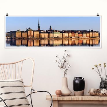 Plakat - Sztokholm Skyline
