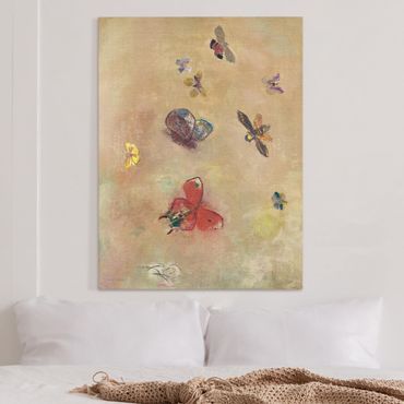 Obraz na płótnie - Odilon Redon - Kolorowe motyle