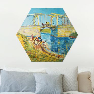 Obraz heksagonalny z Forex - Vincent van Gogh - Most zwodzony w Arles