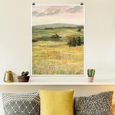 Plakat - Meadow in the Morning I