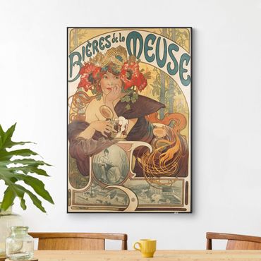 Wymienny obraz - Alfons Mucha - Plakat piwa La Meuse