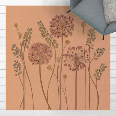 Mata korkowa - Allium Ilustracja