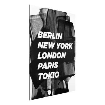 Obraz Alu-Dibond - Berlin Nowy Jork Londyn