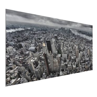 Obraz Alu-Dibond - Widok na Manhattan