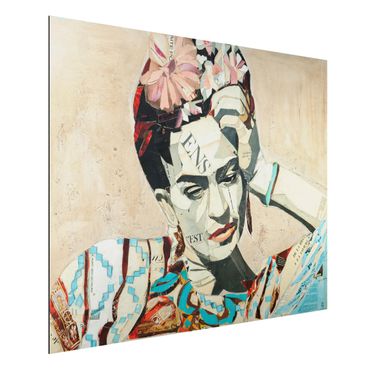 Obraz Alu-Dibond - Frida Kahlo - Kolaż Nr 1