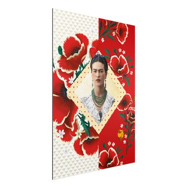 Obraz Alu-Dibond - Frida Kahlo - Kwiaty maku