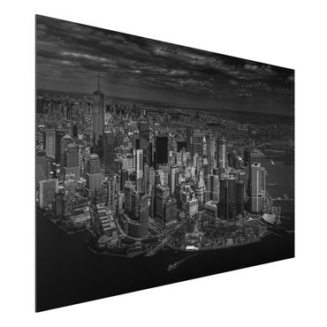Obraz Alu-Dibond - Nowy Jork - Manhattan z lotu ptaka