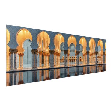 Obraz Alu-Dibond - Refleksje w meczecie