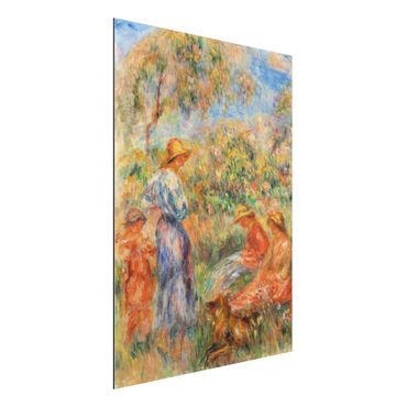 Obraz Alu-Dibond - Auguste Renoir - Krajobraz z kobietą i dzieckiem