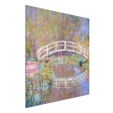 Obraz Alu-Dibond - Claude Monet - Most Moneta w ogrodzie