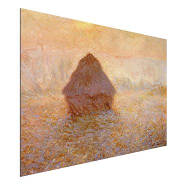 Obraz Alu-Dibond - Claude Monet - Stóg siana we mgle
