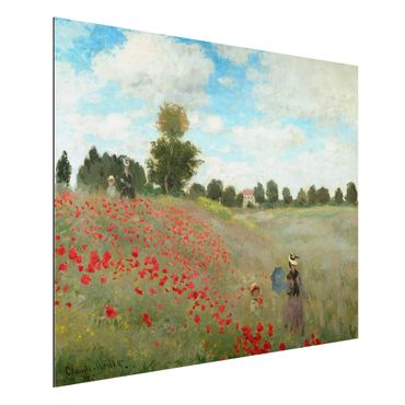 Obraz Alu-Dibond - Claude Monet - Pole maków w pobliżu Argenteuil