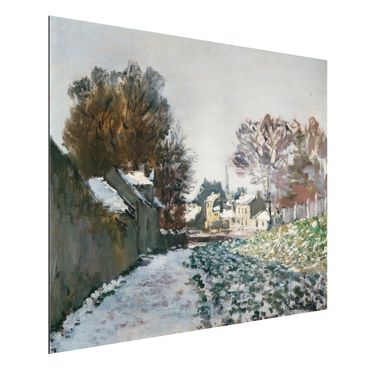 Obraz Alu-Dibond - Claude Monet - Śnieg w Argenteuil