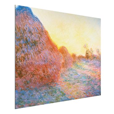 Obraz Alu-Dibond - Claude Monet - Straw Ricks