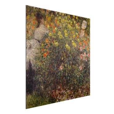 Obraz Alu-Dibond - Claude Monet - Ogród kwiatowy