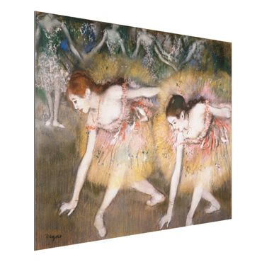Obraz Alu-Dibond - Edgar Degas - Baleriny w ukłonie