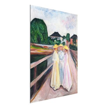 Obraz Alu-Dibond - Edvard Munch - Trzy dziewczynki