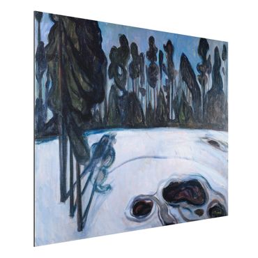 Obraz Alu-Dibond - Edvard Munch - Gwiaździsta noc