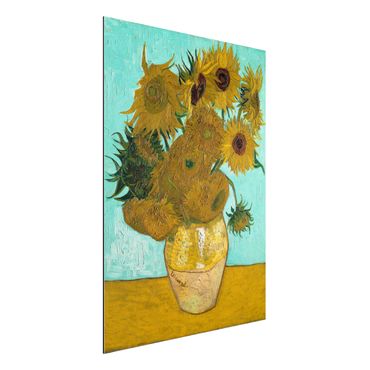 Obraz Alu-Dibond - Vincent van Gogh - Wazon ze słonecznikami