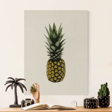 Obraz na naturalnym płótnie - Ananas