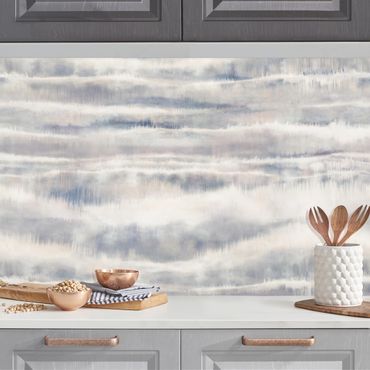 Panel ścienny do kuchni - Watercolour Fog Stripes