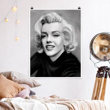 Plakat - Marilyn prywatnie