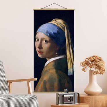 Plakat z wieszakiem - Jan Vermeer van Delft - Dziewczyna z perłowymi kolczykami