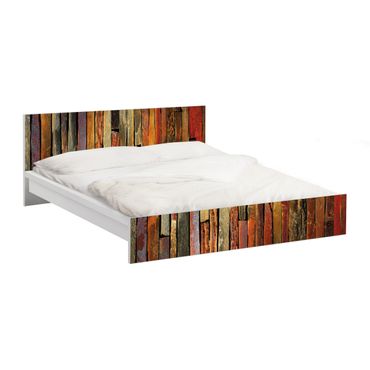 Okleina meblowa IKEA - Malm łóżko 160x200cm - Stos desek