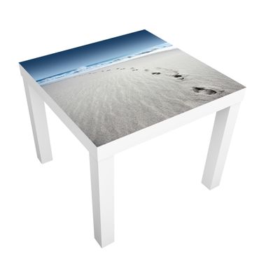 Okleina meblowa IKEA - Lack stolik kawowy - Ścieżki na piasku