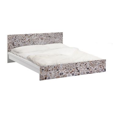 Okleina meblowa IKEA - Malm łóżko 140x200cm - Andaluzyjski mur kamienny