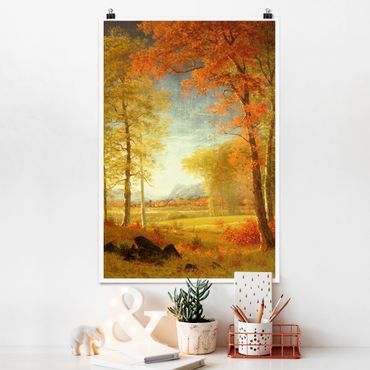 Plakat - Albert Bierstadt - Jesień w hrabstwie Oneida, Nowy Jork