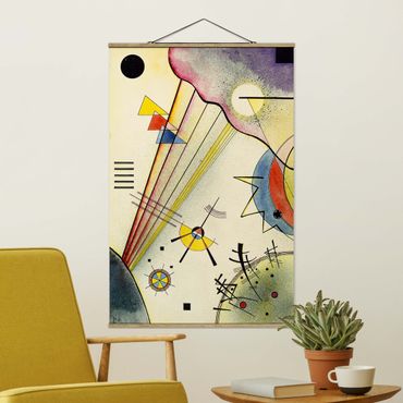 Plakat z wieszakiem - Wassily Kandinsky - Jasne połączenie