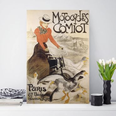Obraz na płótnie - Théophile-Alexandre Steinlen - Plakat reklamowy motocykli Comiot