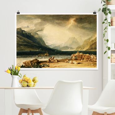 Plakat - William Turner - Jezioro Thun