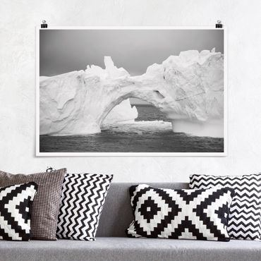 Plakat - Antarktyczna góra lodowa II