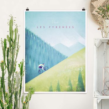 Plakat - Plakat podróżniczy - Pireneje