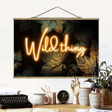 Plakat z wieszakiem - Złote liście Wild Thing
