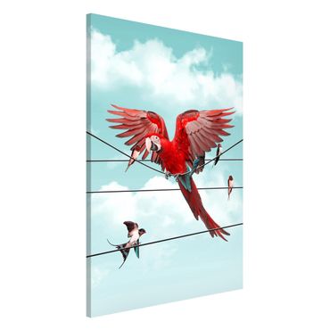 Tablica magnetyczna - Niebo z ptakami
