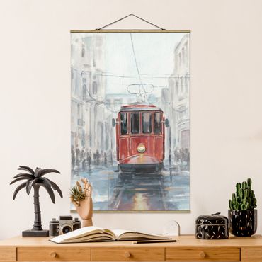 Plakat z wieszakiem - Studium tramwajowe I