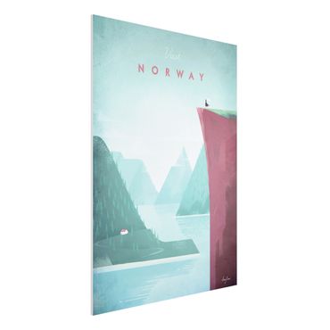 Obraz Forex - Plakat podróżniczy - Norwegia