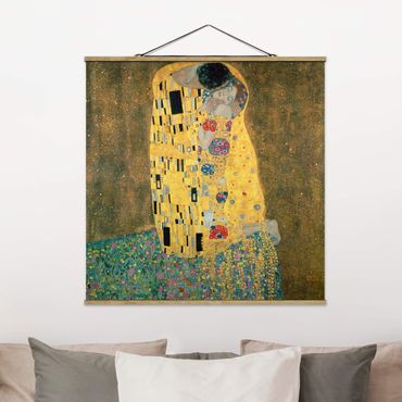Plakat z wieszakiem - Gustav Klimt - Pocałunek