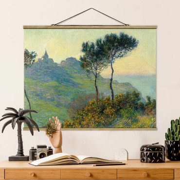 Plakat z wieszakiem - Claude Monet - Wieczorne słońce w Varengeville