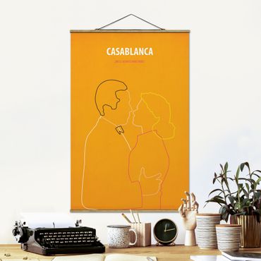 Plakat z wieszakiem - Plakat filmowy Casablanca
