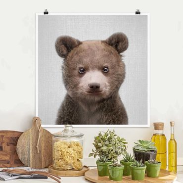 Plakat reprodukcja obrazu - Baby Bear Bruno