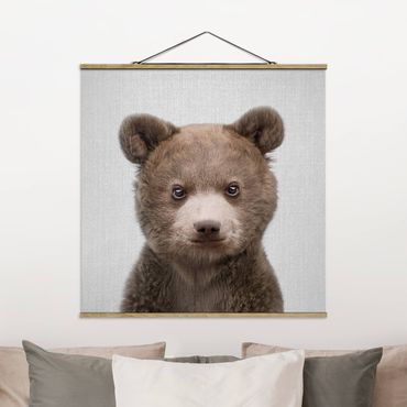 Plakat z wieszakiem - Baby Bear Bruno - Kwadrat 1:1