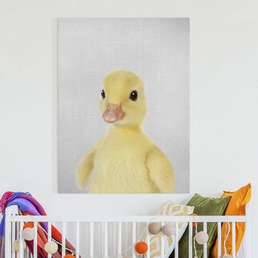 Obraz na płótnie - Baby Duck Emma - Format pionowy 3:4
