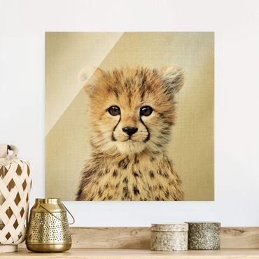 Obraz na szkle - Baby Cheetah Gino