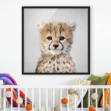 Obraz w ramie - Baby Cheetah Gino