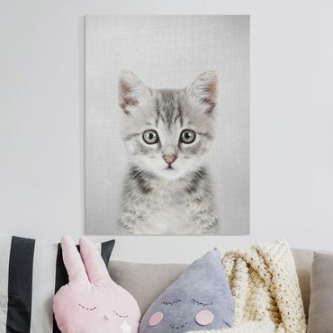 Obraz na płótnie - Baby Cat Killi - Format pionowy 3:4